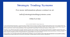 Desktop Screenshot of contact.strategictradingsystems.com